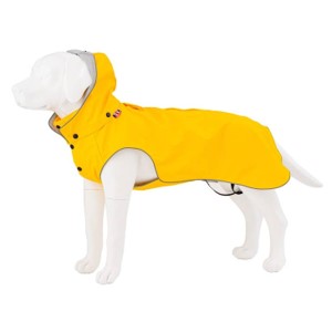 All-Weather Waterproof Dog Raincoat - Yellow