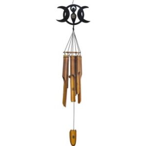 Bamboo Windchime - Triple Moon Goddess