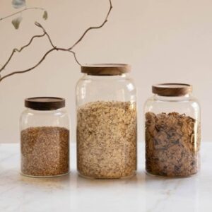 Large Glass Storage Jars